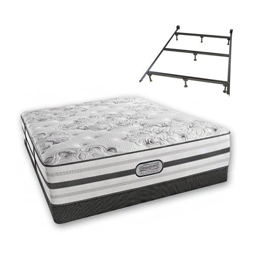 beautyrest recharge box spring. beatrice king size plush mattress and low profile box spring set with frame beautyrest recharge platinum i